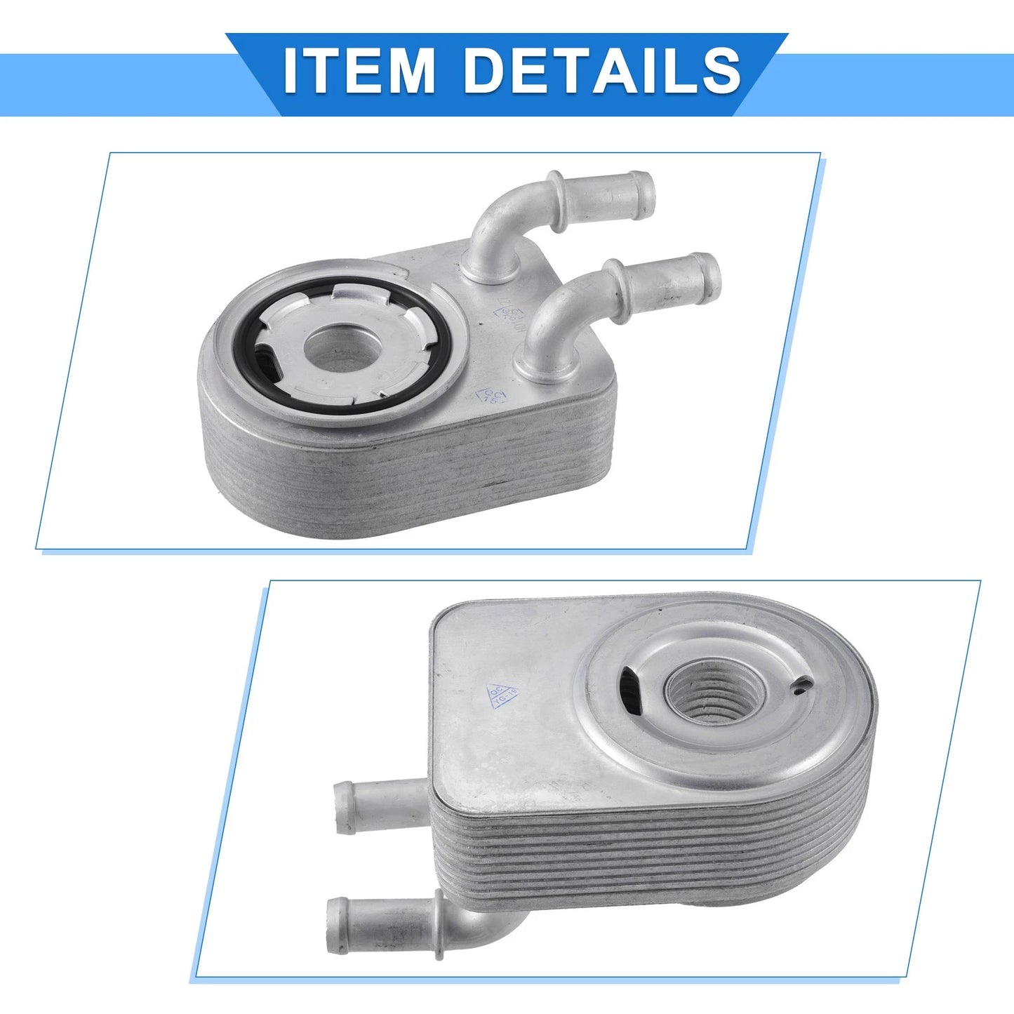Oil Cooler with Seals and Bolt for Chrysler 200