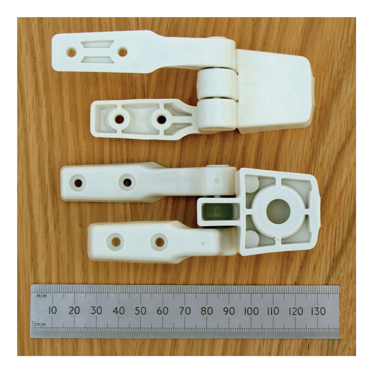 Jabsco Toilet Seat Hinges Hinge Set for Standard Bowl Toilet