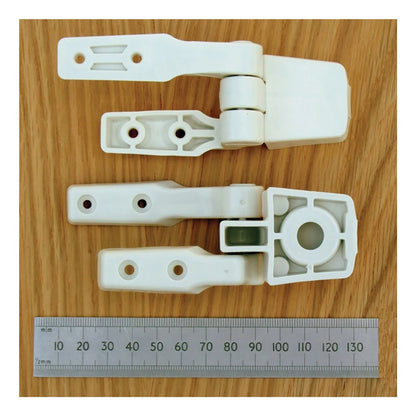 Jabsco Toilet Seat Hinges Hinge Set for Standard Bowl Toilet