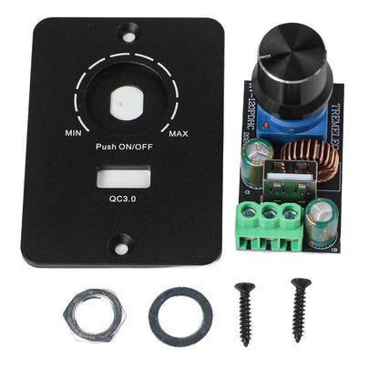 DC 12V 24V LED Dimmer for PWM Dimming Switch USB Fast Charging for RV/Boat