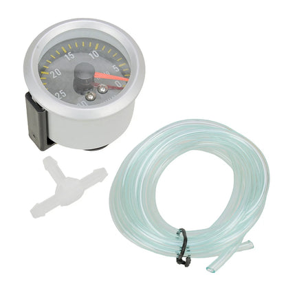 52mm Black Face LED Vacuum Gauge for Car (Universal)
