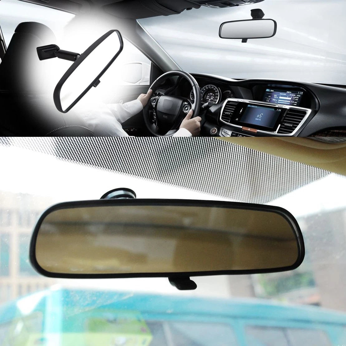 Black Interior Rear View Mirror for Honda Accord Civic (2003-2007)
