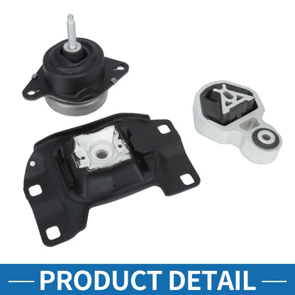 Engine Motor Trans Mount Set for Ford Explorer 2.0L 2.3L (2012-2019)