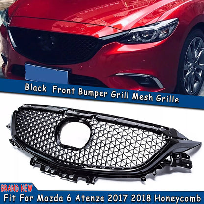 Upper Bumper Grill Mesh for Mazda 6 Atenza (2017-2018)