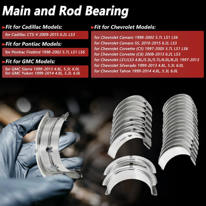 Main Bearing & Connecting Rod Bearing Kit for Chevrolet Silverado