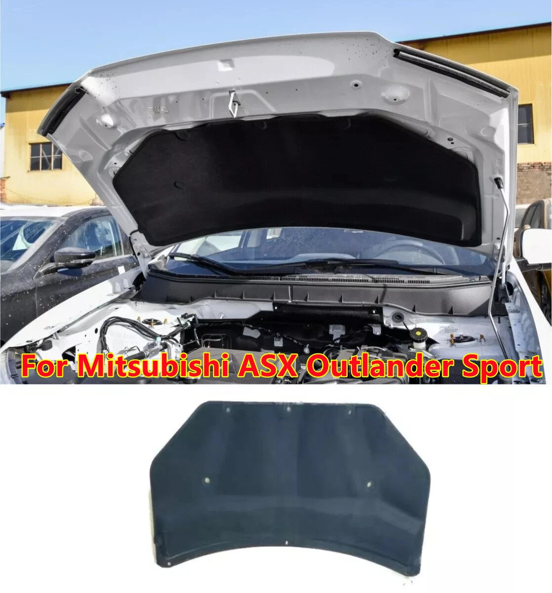 Hood Insulation Pad Heat Shield for Mitsubishi ASX Outlander Sport