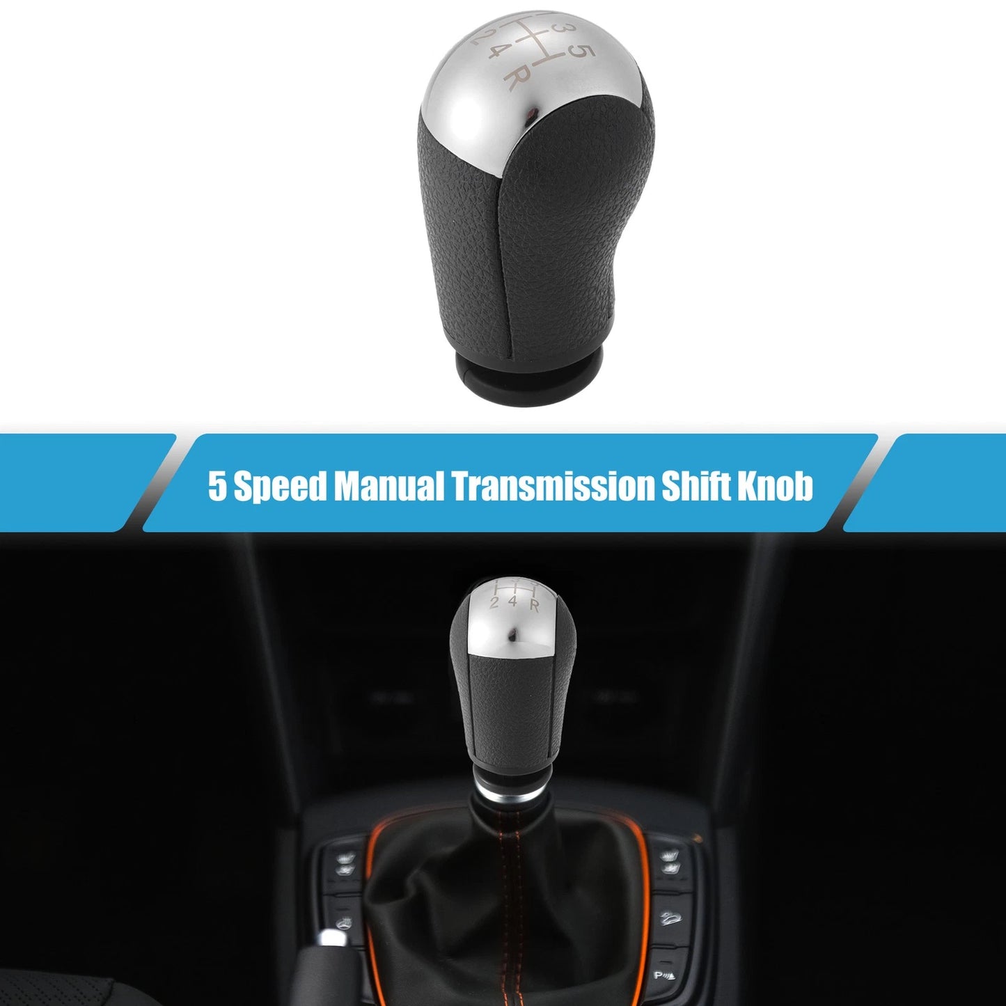 5 Speed Manual Shift Knob for Ford Mustang (2005-2012) Black