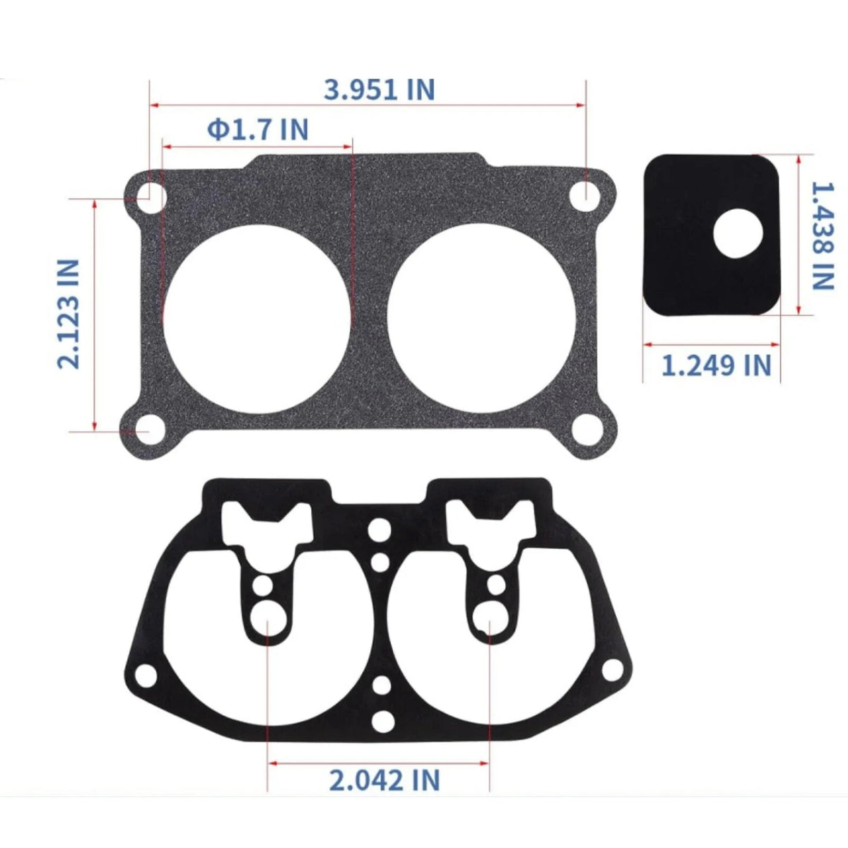 Carburetor Rebuild Kit for Yamaha V-4 115/130HP Outboards 1986-1995