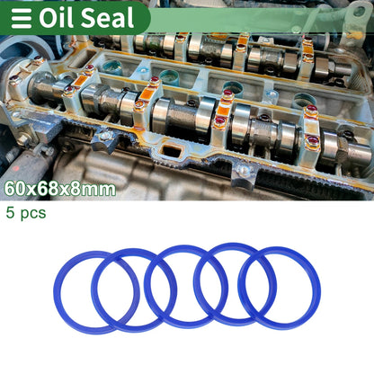 Oil Seal / 60x68x8mm / Seal Ring Rotary Shaft Seal TPU High Pressure 5 Pcs