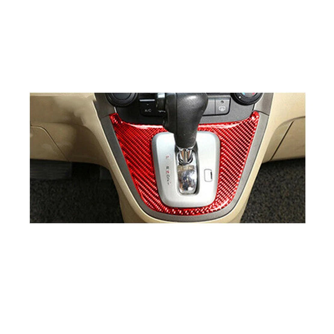 Carbon Fiber Gear Shift Box Trim Cover for Honda CR-V (2007-2011)