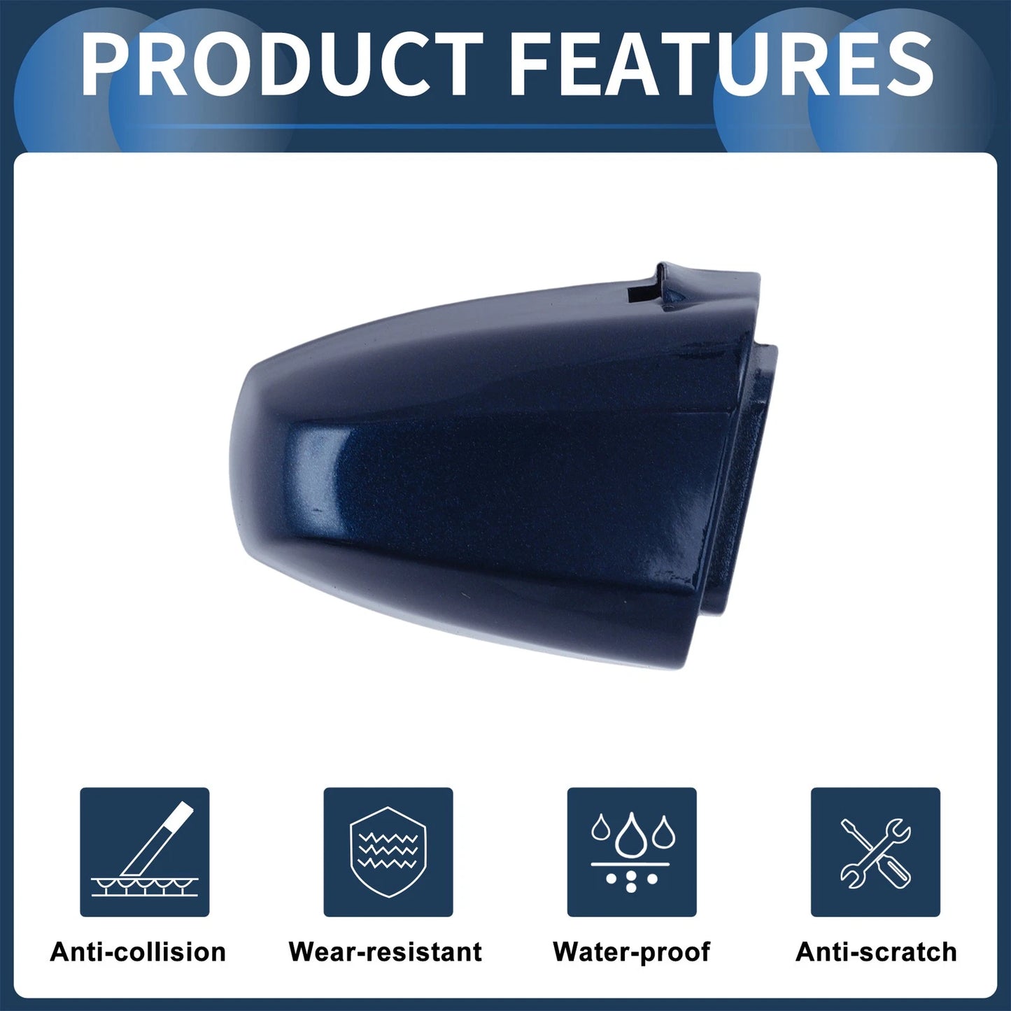 Front Left Door Handle Cover for BMW X1 X2 X5 (2015-2018) - Blue 1 x Pc