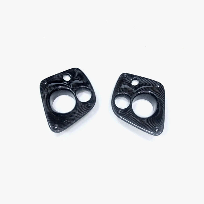 Real Carbon Fiber Front Fog Light Trim for Mini Cooper S Hatchback R53 02-06