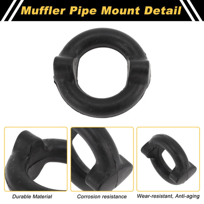 Muffler Exhaust Hanger for Toyota Corolla (2003-2008) Black 1 x Pc