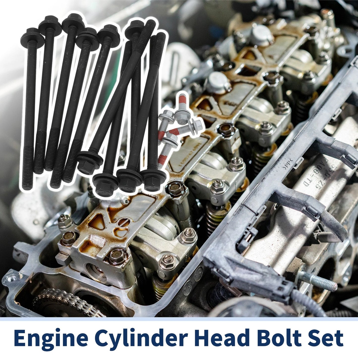 Engine Cylinder Head Bolt Set 4.7L V8 for Dodge Dakota (2000-2010)