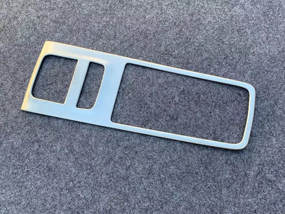 Silver Gear Shift Box Panel Cover Trim for Toyota Harrier Venza (2020-2023)