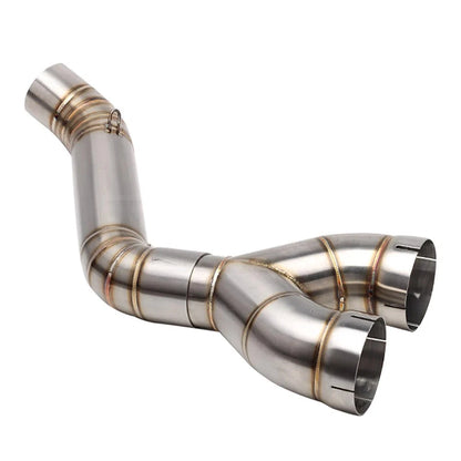Exhaust Mid Link Pipe Clamp-on 60.5mm for BMW S1000RR S1000R (2010–2014)