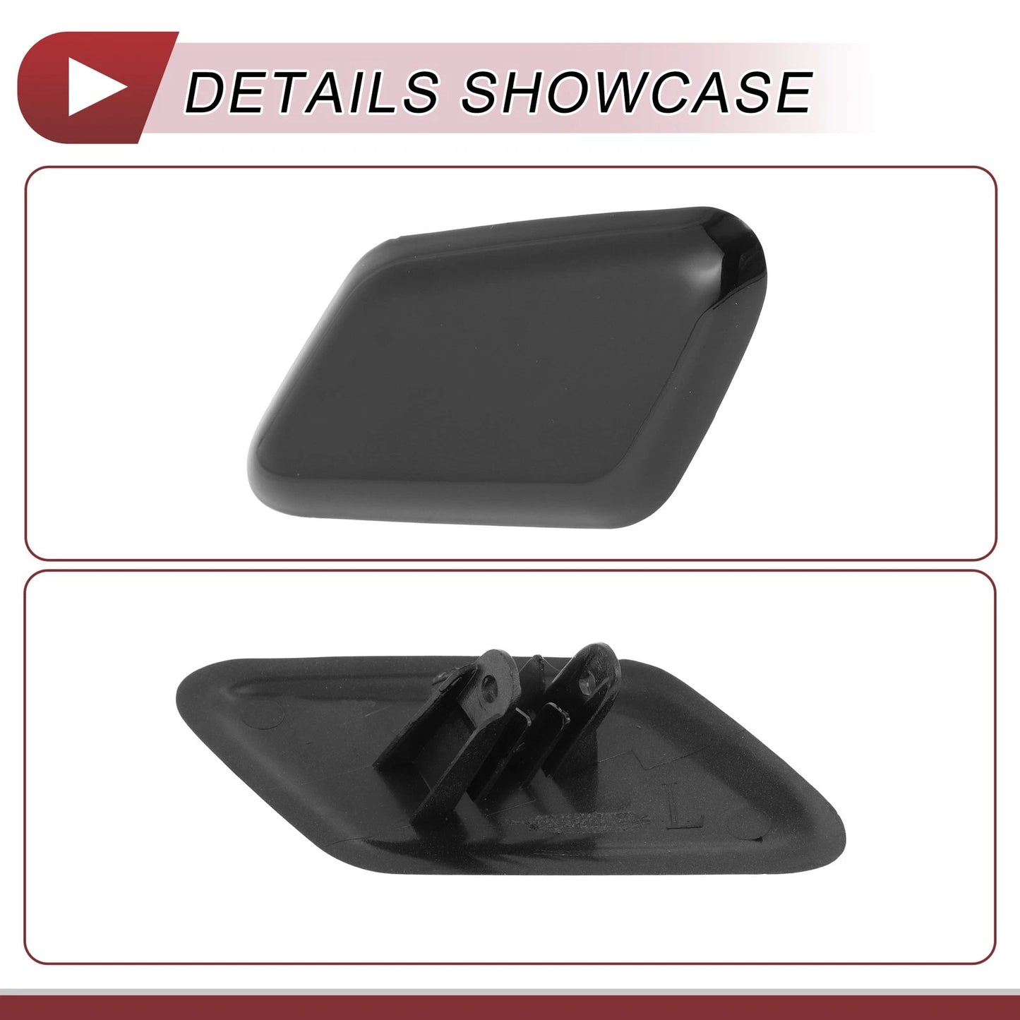 Front Left Bumper Trim Nozzle Cover for Volvo C30 (2010-2013)