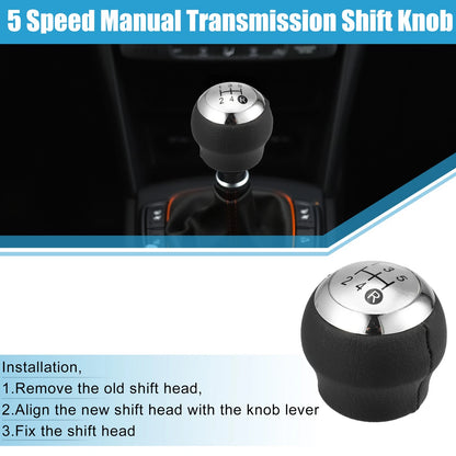 5-Speed Manual Transmission Shift Knob for Toyota Corolla (2007–2013)