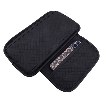 Armrest Pad Mat Protector Cover w/ Side Pocket for Universal Car