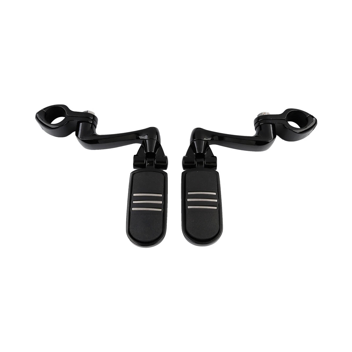 1-1/4 in Highway Engine Guard 360 Adjustable Footpegs for Harley Touring