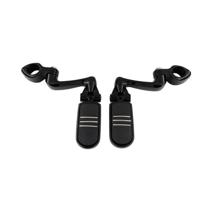 1-1/4 in Highway Engine Guard 360 Adjustable Footpegs for Harley Touring