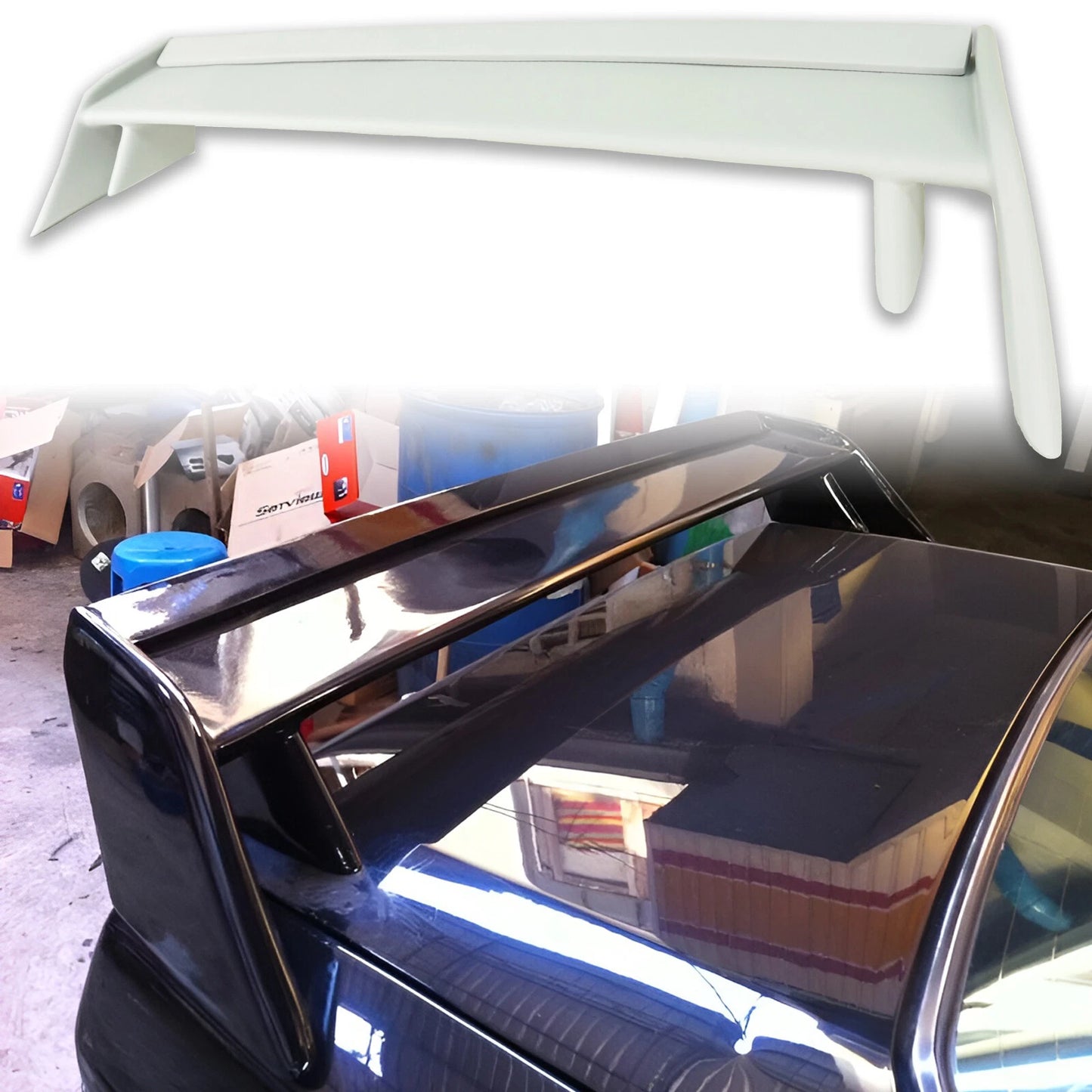 Black Boot Spoiler for Mercedes Benz W201 190 190E (1982-1993)