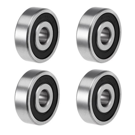 Deep Groove Ball Bearings Z2 10x35x11mm Double Sealed Carbon Steel 4pcs