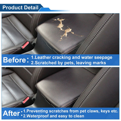 Armrest Cover for Mazda CX-5 KF (2018-2024) - Anti-Scratch Black White