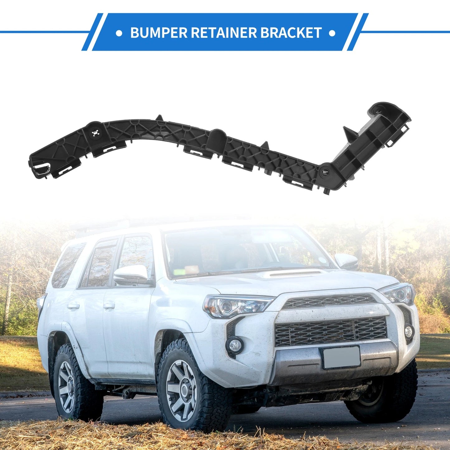 Right Rear Bumper Retainer Bracket for Toyota Land Cruiser Prado