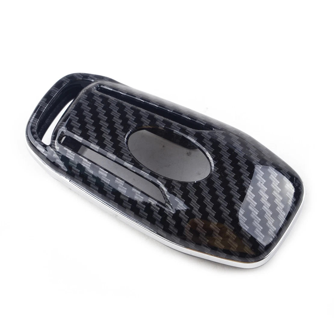 Carbon Fiber Texture Smart Key Cover for Ford Mondeo (2015-2023)