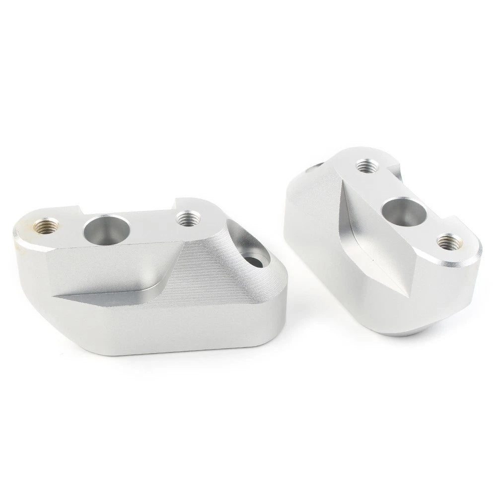 CNC Handlebar Mounts Clamps Risers Chrome for BMW R1200RS (2015-2018)