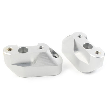 CNC Handlebar Mounts Clamps Risers Chrome for BMW R1200RS (2015-2018)