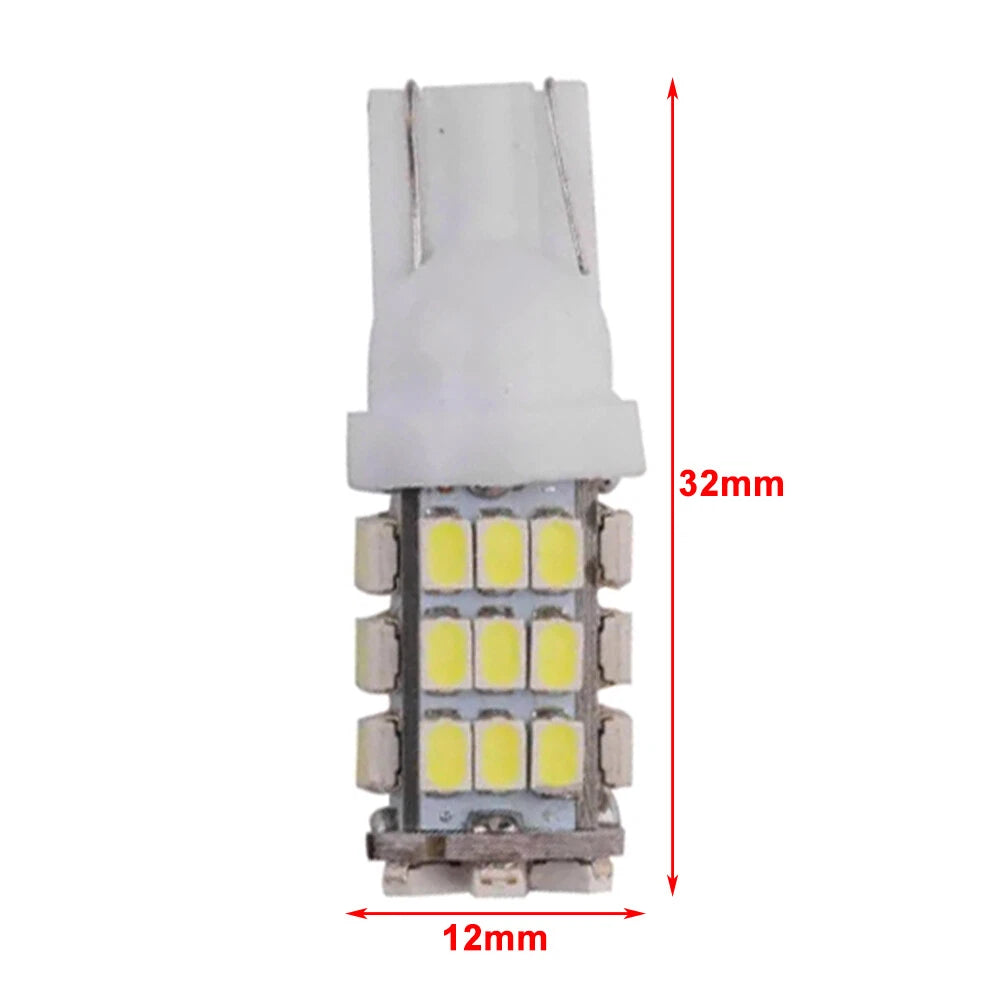 T10 1206 42SMD LED Side Marker Bulbs for Car - White (Fits Various Models)
