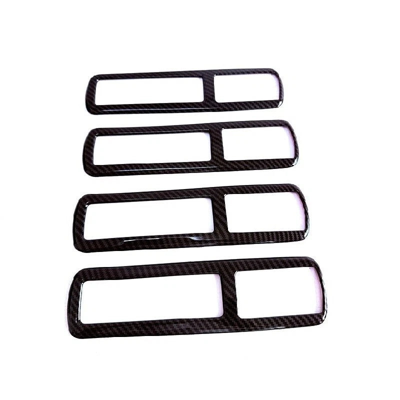 Carbon Fiber Seat Air Vent Outlet Cover Trim for Toyota Grand Highlander (2024-2025)