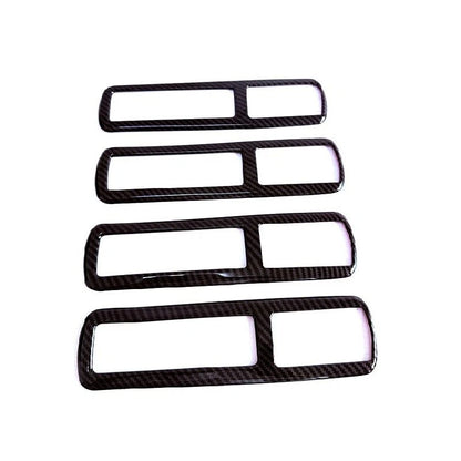 Carbon Fiber Seat Air Vent Outlet Cover Trim for Toyota Grand Highlander (2024-2025)