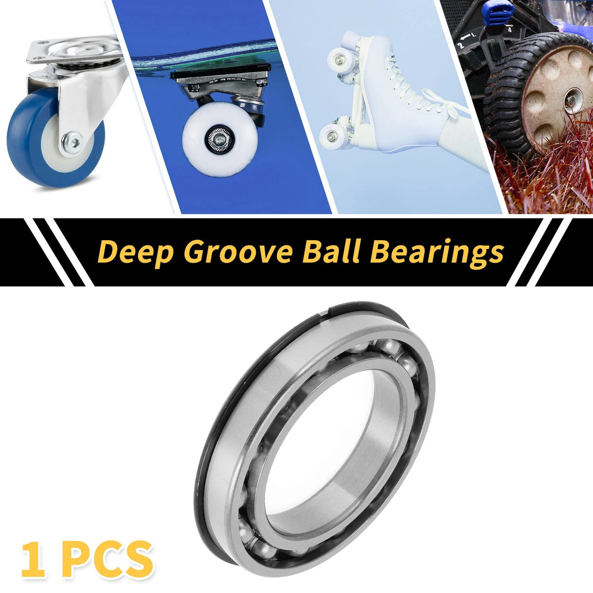 Deep Groove Ball Bearings 75x115x20mm 1 Pc for Scooter Skateboard Wheel