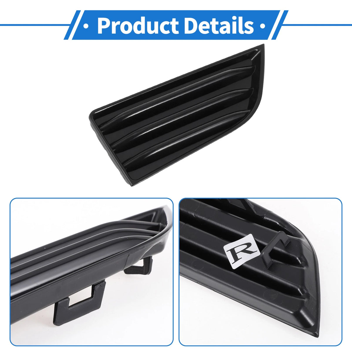 1 Pc Car Front Right Fog Light Grill for Chevrolet Traverse (2022-2023)