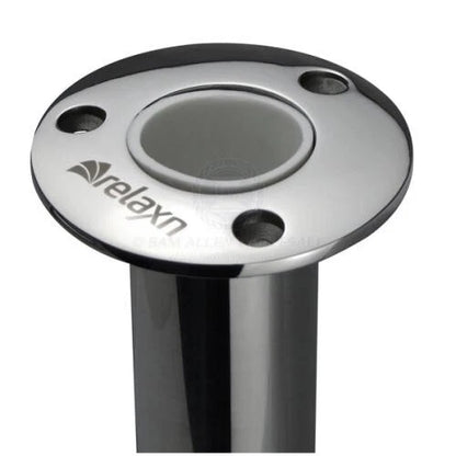 Fishing Rod Holder Straight Round Head Flush Mount Heavy Duty S/S Relaxn