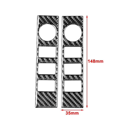 Carbon Black Central Console Volume Switch Cover Trim for Toyota Tundra (2014-2021)