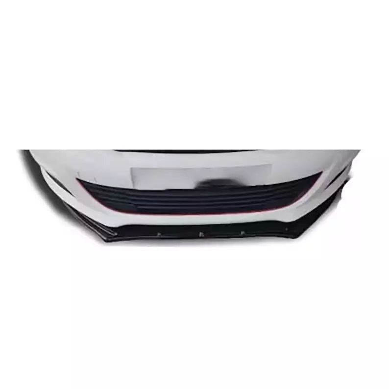 Front Bumper Lip Splitter Spoiler for Citroen C4 (2011-2018) 3 Pcs