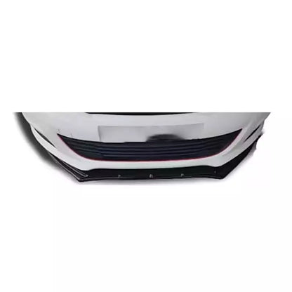 Front Bumper Lip Splitter Spoiler for Citroen C4 (2011-2018) 3 Pcs