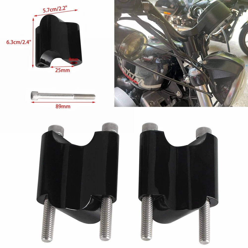 1" Handlebar Riser Extension Block for Harley Fortyeight XL1200X (2010-2018)