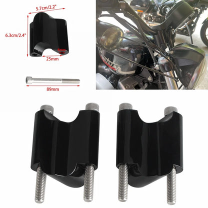 1" Handlebar Riser Extension Block for Harley Fortyeight XL1200X (2010-2018)