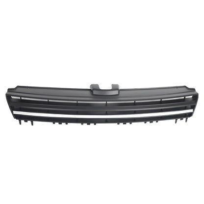 Front Bumper Upper Grille w/ Silver Trim for VW Golf Sportwagen (2015-2017)