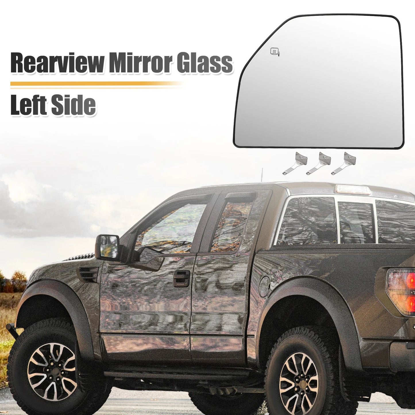 Heated Upper Towing Mirror Glass for Ford F150 (2004-2023)