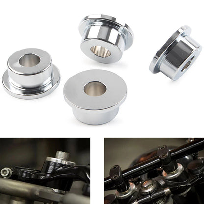 4 Pcs Handlebar Riser Bushings for Harley Dyna Wide Glide, Softail (2006-2023)