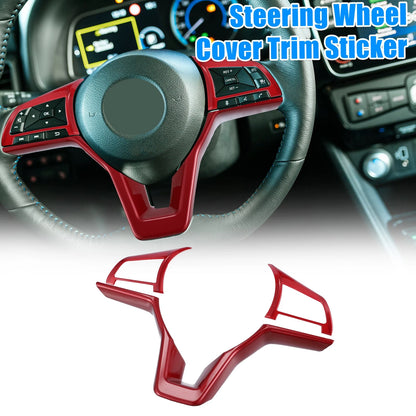 Red ABS Plastic Steering Wheel Cover for Nissan Altima (2019-2022)