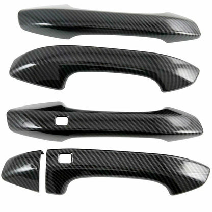 Carbon Fiber Exterior Car Door Handles Cover Trim for Kia K5 Optima (2020–2021)