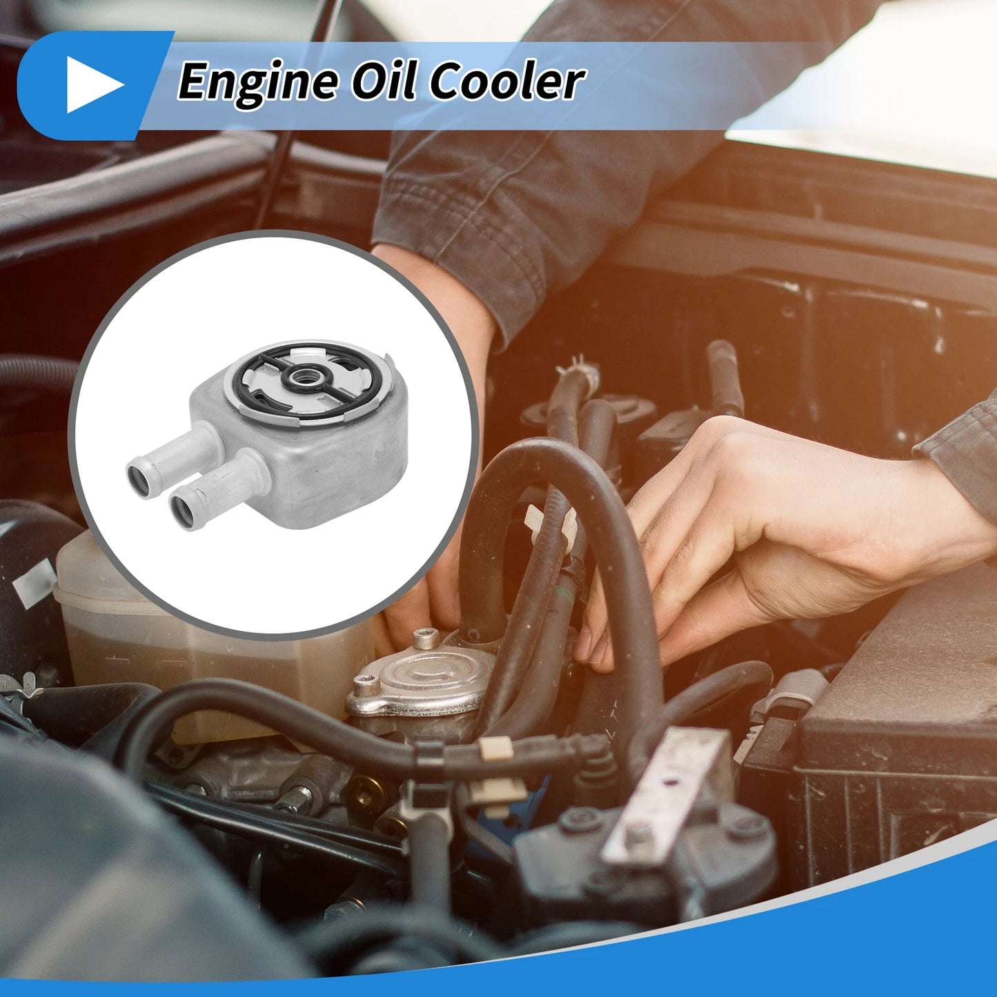 Engine Oil Cooler for Ford Escape (2013-2023) 1 Pcs