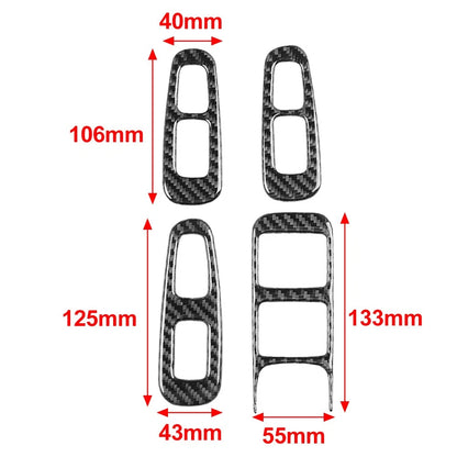 Window Lift Switch Button Cover for Kia Stinger (2018-2023)